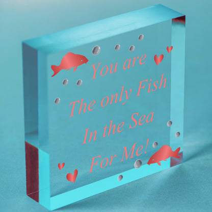 Funny Valentines Gift Plaque For Husband Wife Boyfriend Girlfriend Romantic Gift Free-Standing Block