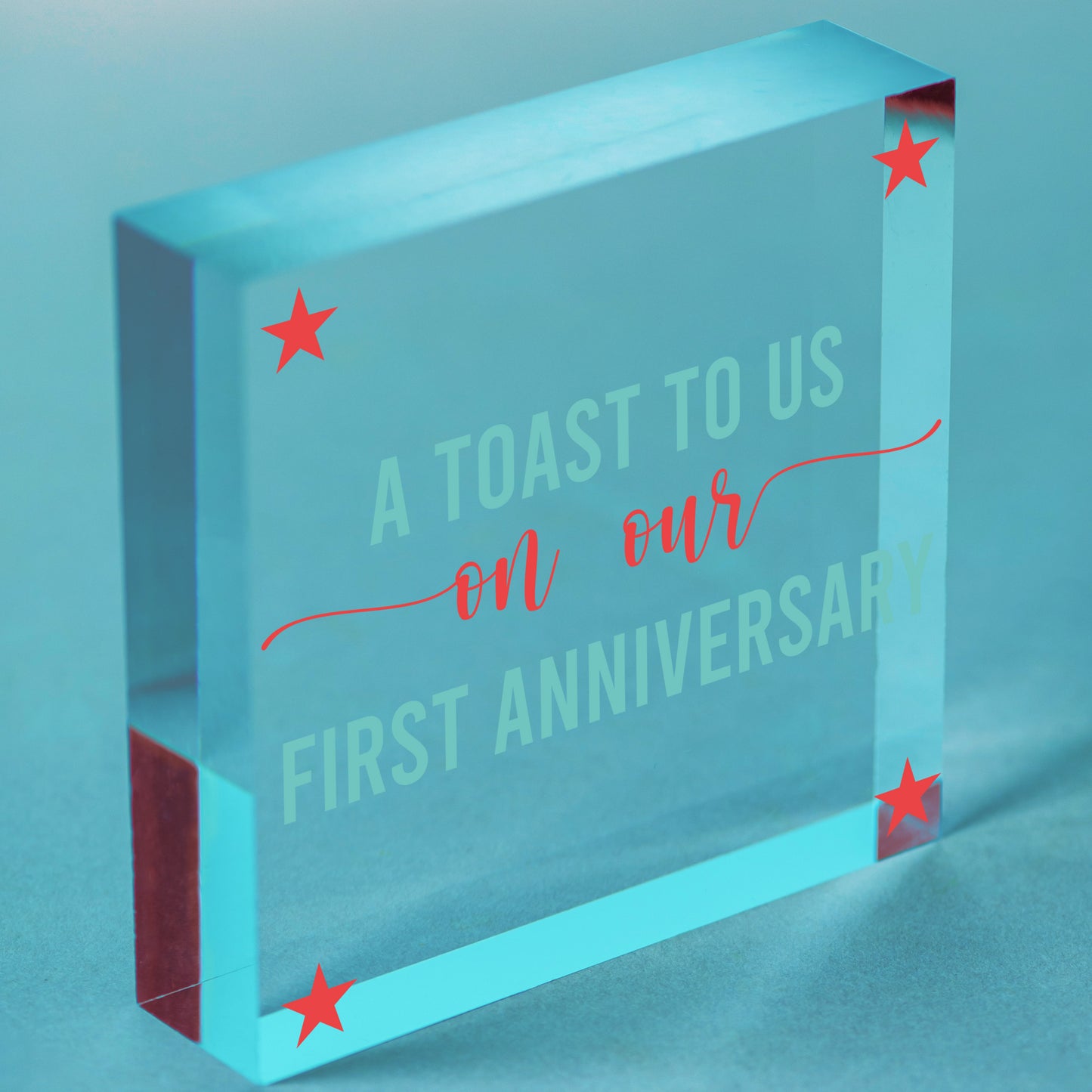 Funny Joke Anniversary hanging plaque For Him Her First Anniversary Gifts Keepsake Plaque Free-Standing Block