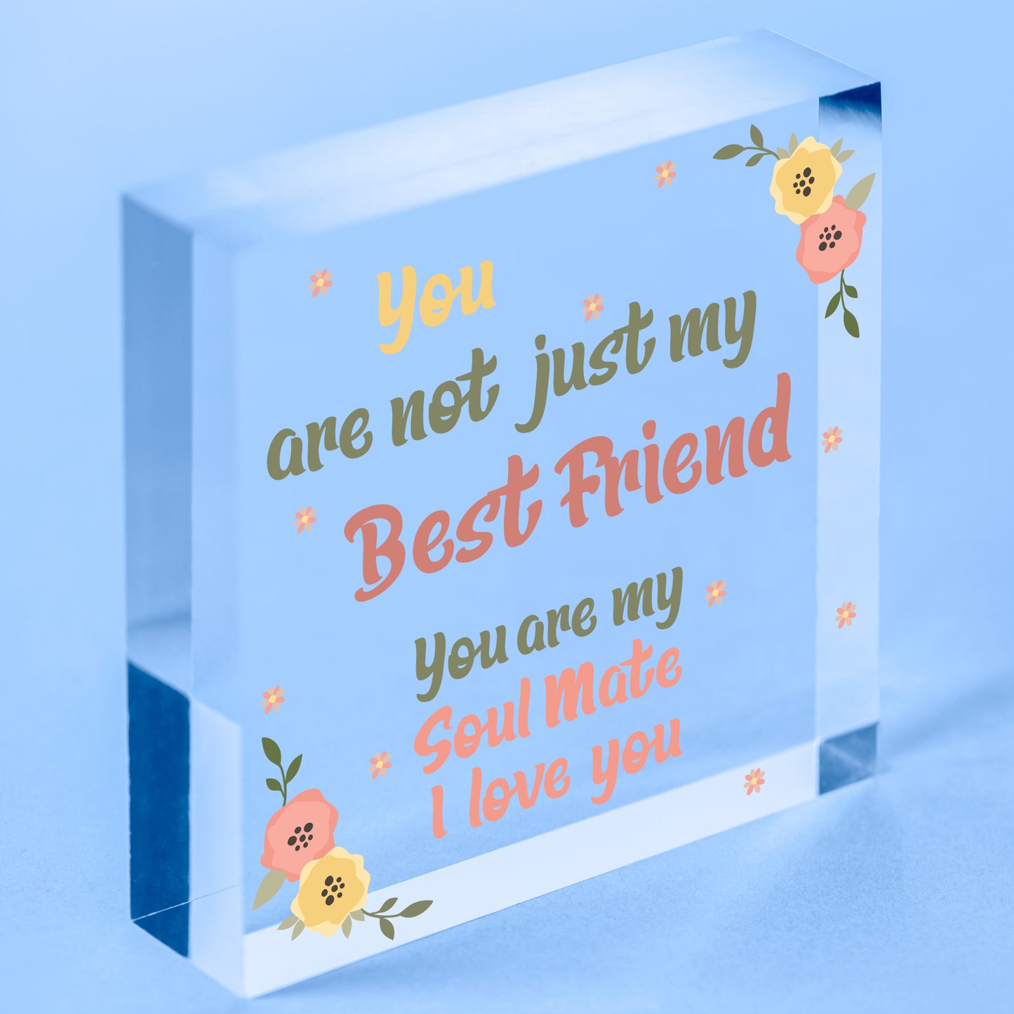 Gifts For Boyfriend Girlfriend Husband Wife Heart Best Friend Annniversary Gifts Free-Standing Block