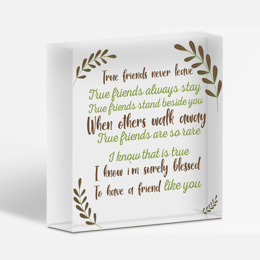 Best Friend Brings Wine Gifts Friendship Signs Shabby Heart Wine Alcohol Plaques Free-Standing Block