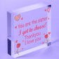 Friendship Best Friend Sister Gifts Wooden Heart Plaque Birthday Christmas Gift Free-Standing Block