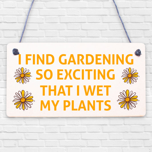 FUNNY Garden Sign Garden Plaque Summer House Sign Shed Plaque Gift For Her