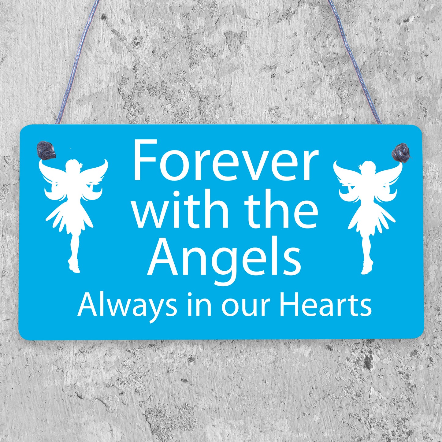 Always In Our Hearts Memorial Garden Plaque Shed Mum Nan Dad Memorial Gift