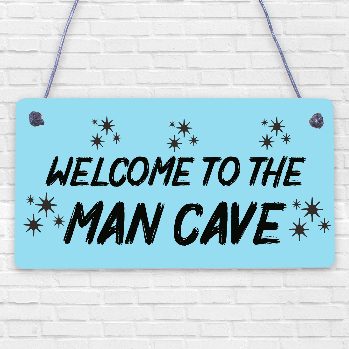 Man Cave Plaque Funny Sign Fathers Day Gift Game Room Boys Bedroom Birthday Gift