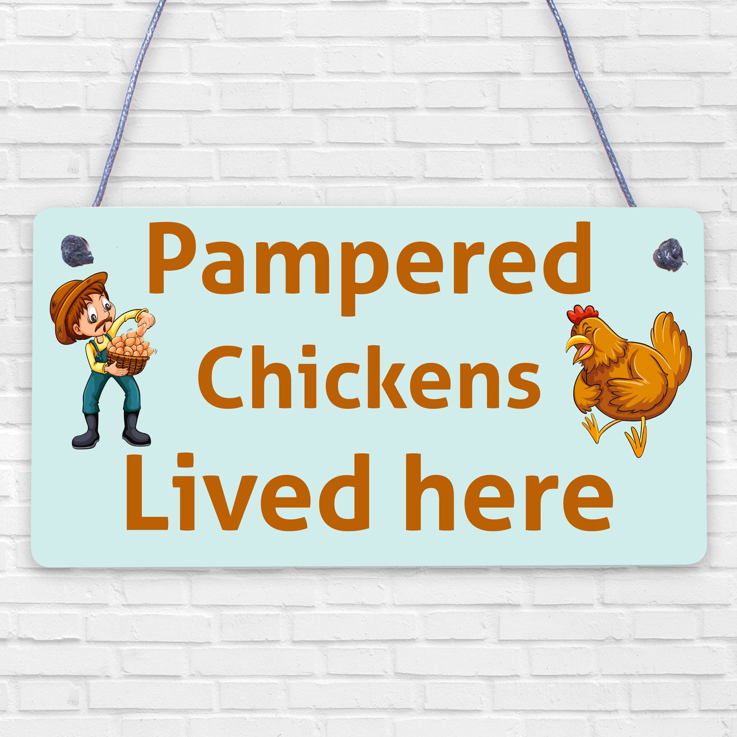 Chicken Coop Sign Outdoor Garden Plaque Hanging Door Wall Sign Chicken Hen Gifts