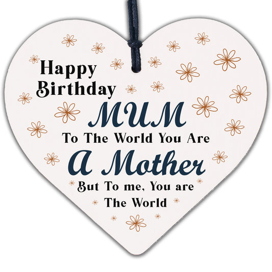 Happy Birthday Mum Heart Mummy Funny Special Card Baby Son Daughter Love Gifts