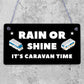 Funny Caravan Sign Caravan Time Novelty Hanging Door Wall Plaque Friendship Gift