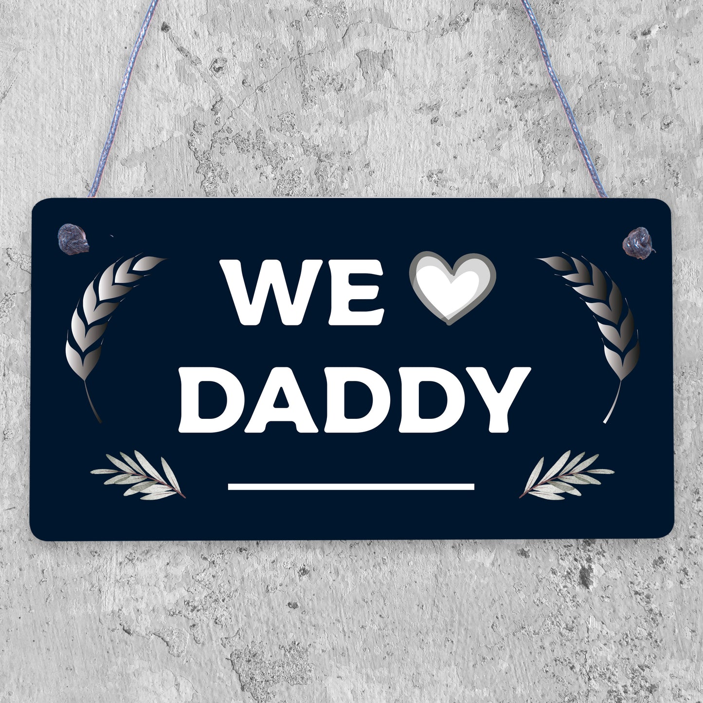 Fathers Day Gift For Daddy Wooden Plaque Daddy Birthday Gift From Daughter Son