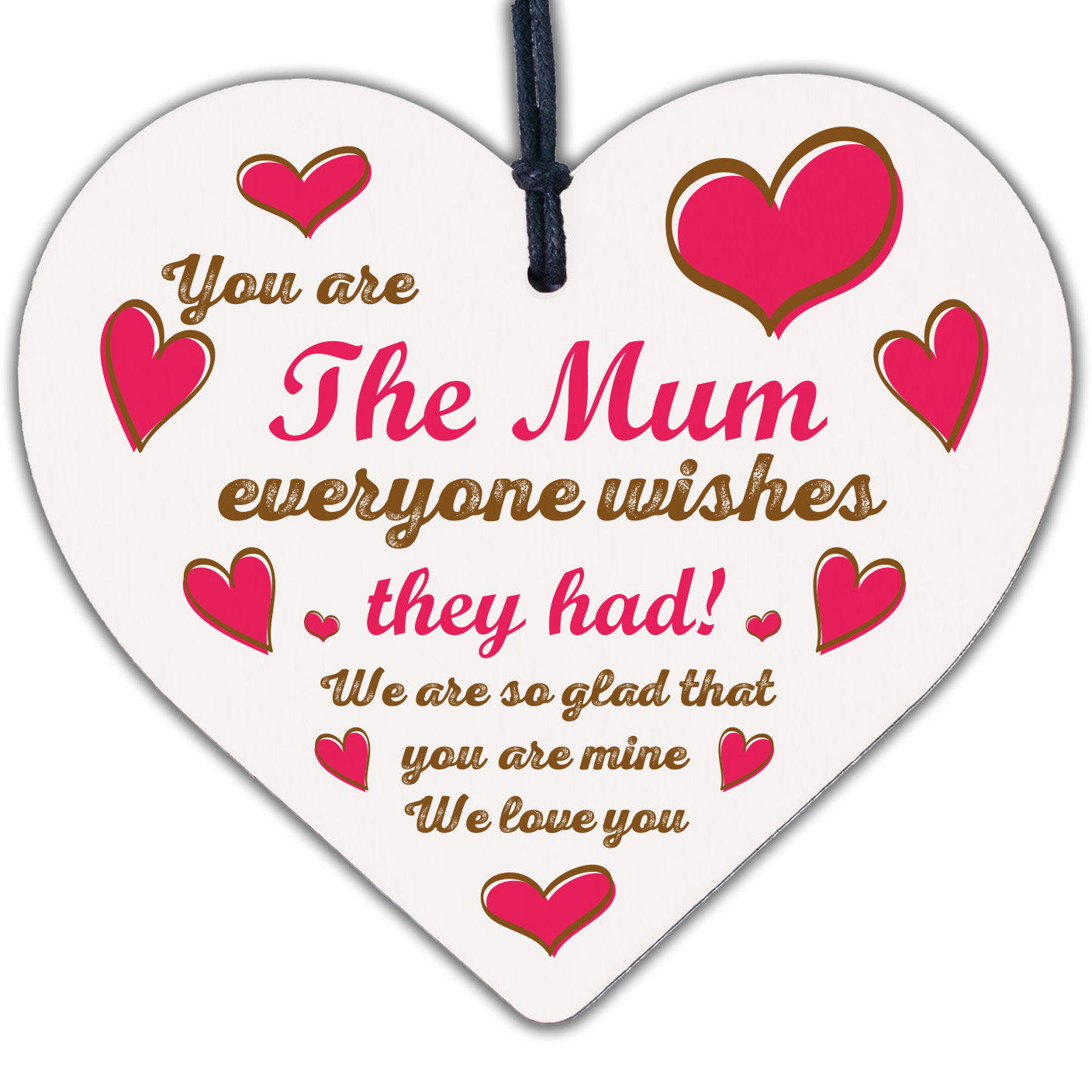 Mum Gift For Mothers Day Birthday Engraved Heart Gift For Her Gift For Mum