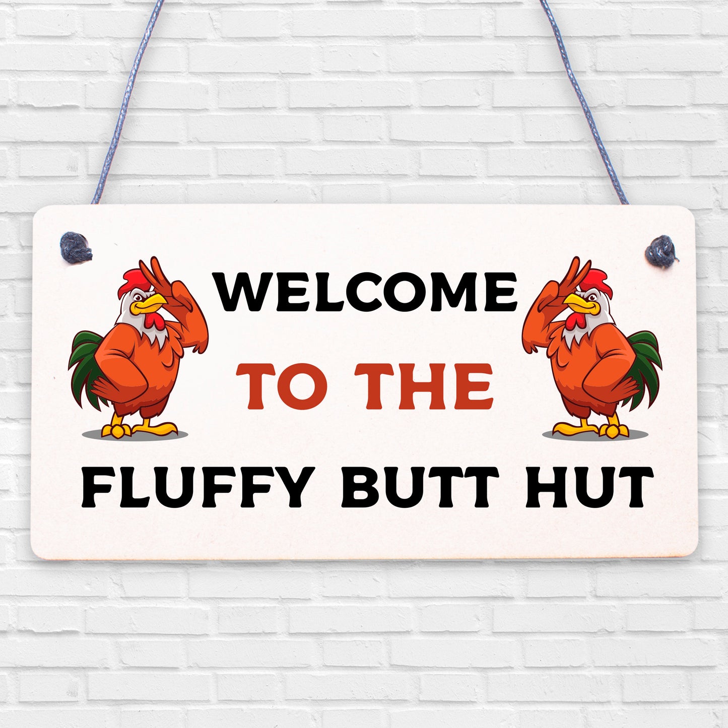 Funny Chicken Coop Novelty Hanging Plaques Animal Pet Gift Garden Signs Gifts