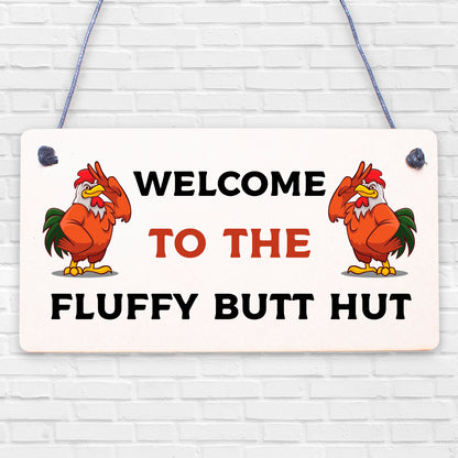 Funny Chicken Coop Novelty Hanging Plaques Animal Pet Gift Garden Signs Gifts