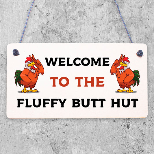 Funny Chicken Coop Novelty Hanging Plaques Animal Pet Gift Garden Signs Gifts