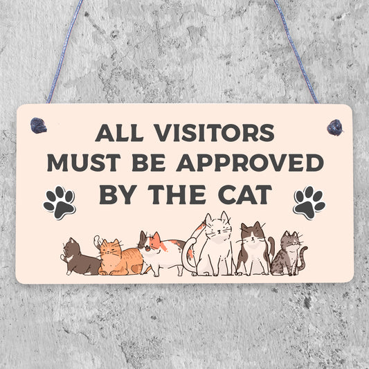 Cat Sign For Home Funny Hanging Plaque Cat Sign For Home Funny Pet Sign Gift