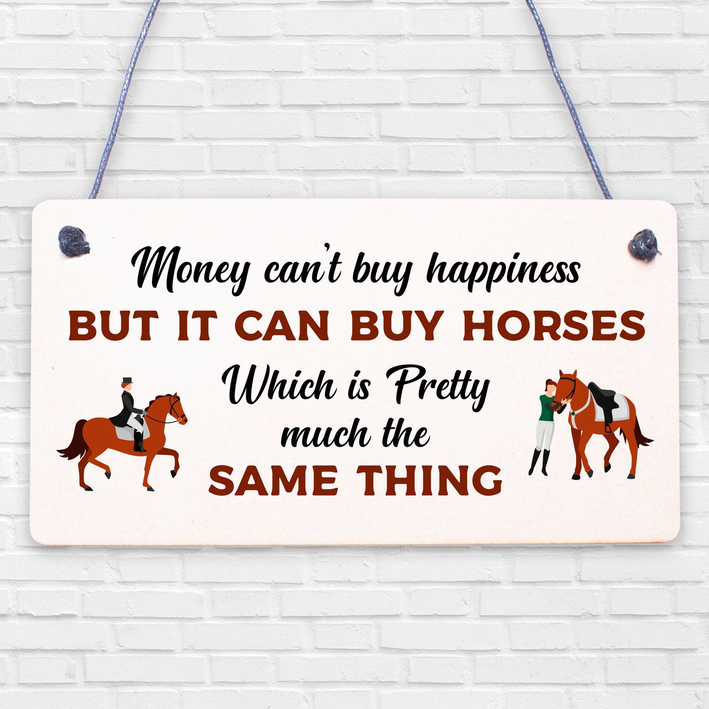 Novelty Horse Accessories Gifts For Girls Women Stable Door Animal Funny Sign