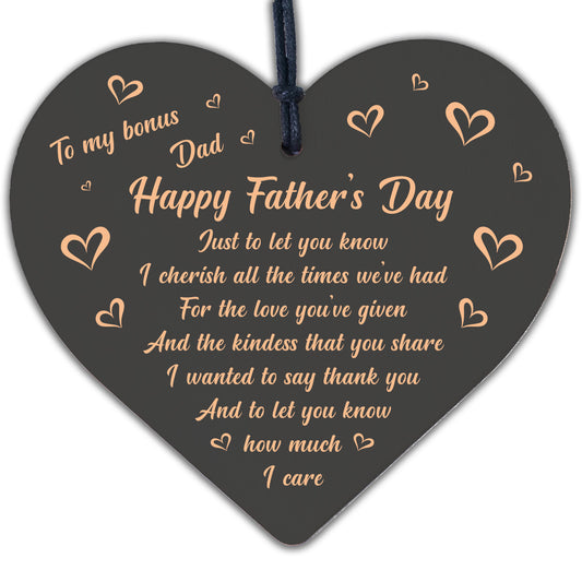 Fathers Day Gift For Step Dad Novelty Step Dad Fathers Day Card For Him Dad