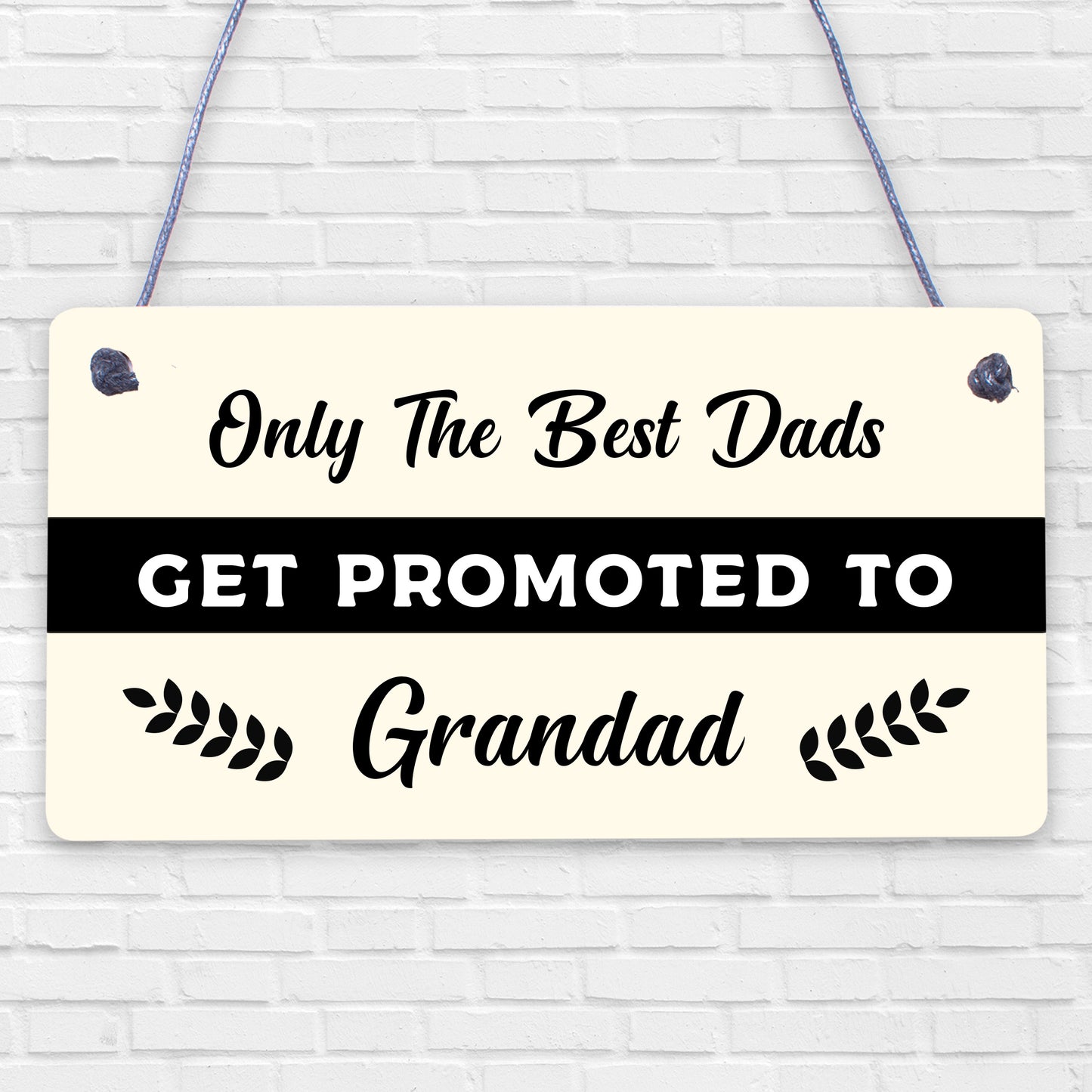 Grandad To Be Gifts Novelty Engraved Plaque Gift For Dad Fathers Day Gifts