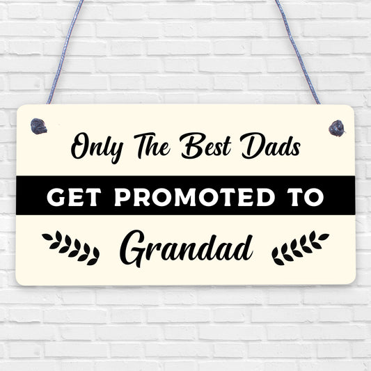 Grandad To Be Gifts Novelty Engraved Plaque Gift For Dad Fathers Day Gifts