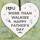Funny Fathers Day Gift Card Wooden Heart Best Dog Dad Gifts Funny Dog Pet Gifts