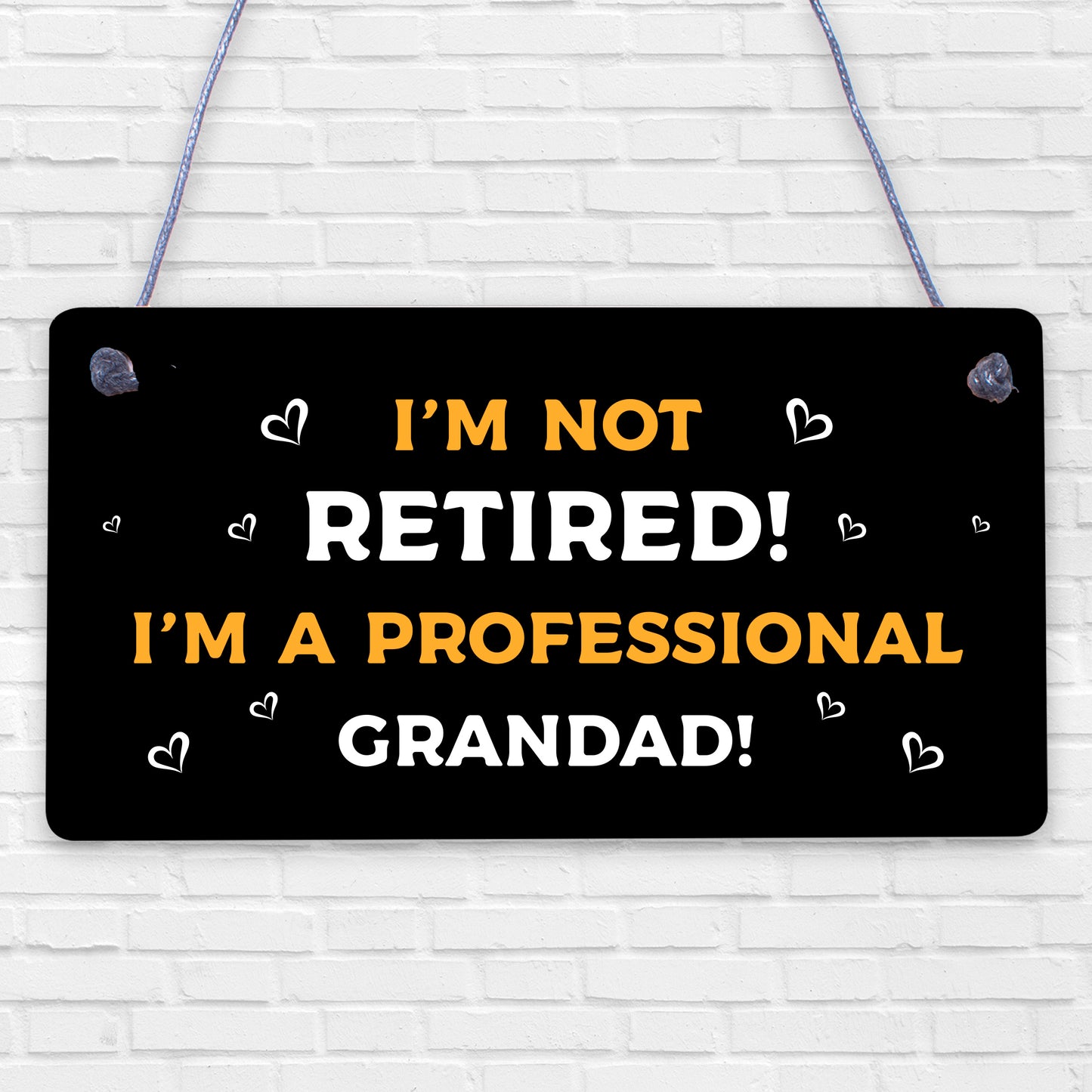 GRANDAD Gift Plaque For Grandad Birthday From Grandchildren Fathers Day Gift