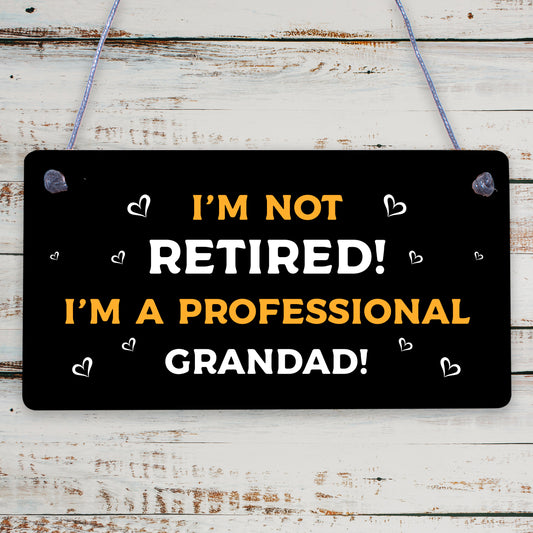 GRANDAD Gift Plaque For Grandad Birthday From Grandchildren Fathers Day Gift