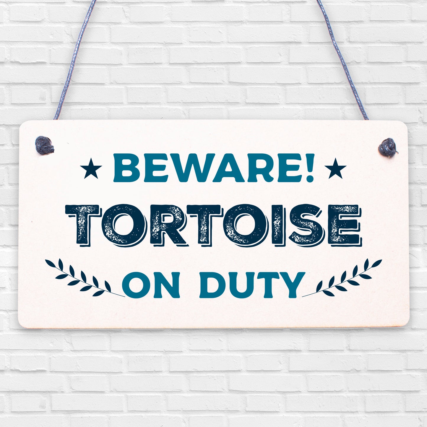 Beware Tortoise Turtle Reptile Pet Animal Sign Home Garden Door Novelty Plaque