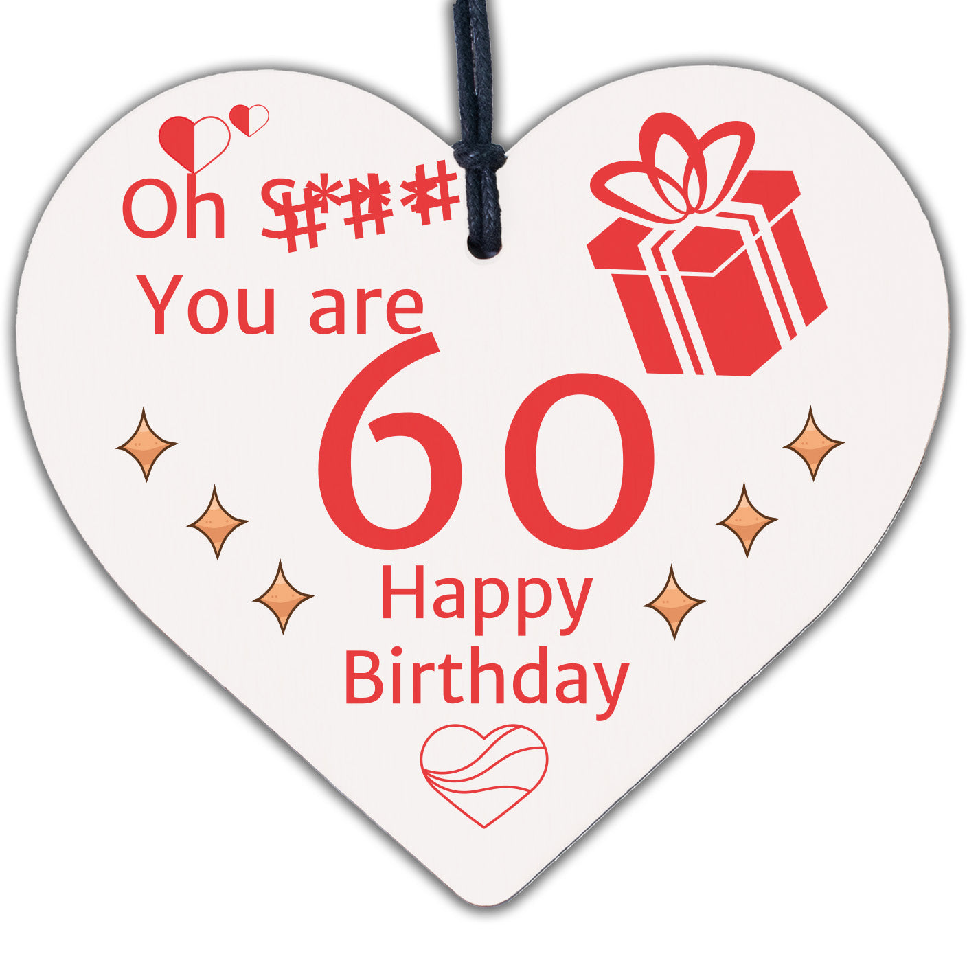 60th Birthday Gifts For Women 60th Birthday Gifts For Men Wooden Heart Keepsake