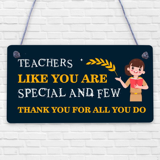 Teacher Gifts Engraved Wooden Plaque Thank You Gift For Teacher Leaving School