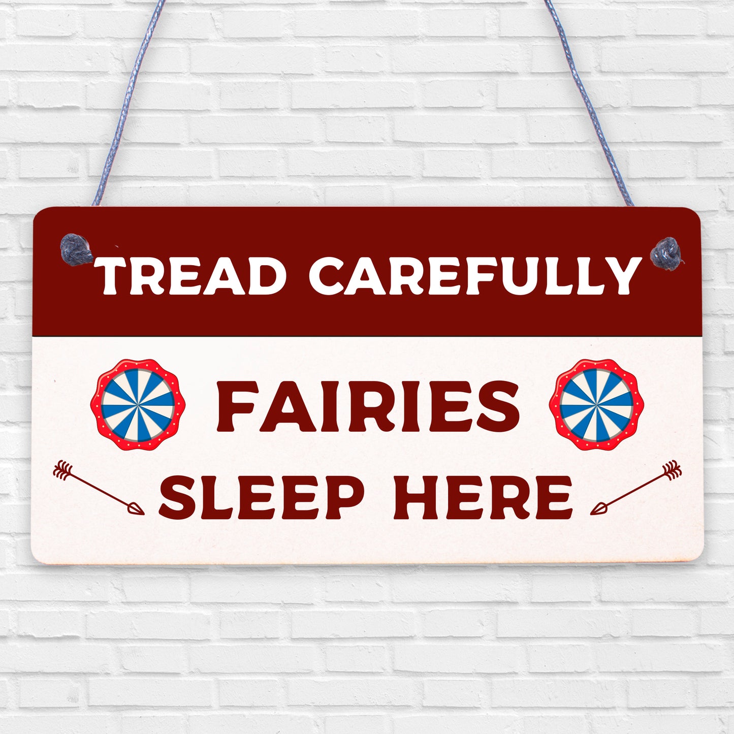 Fairies Sleep Here Garden Shed Fairy Shabby Chic Sign Plaque Home Gift Friend