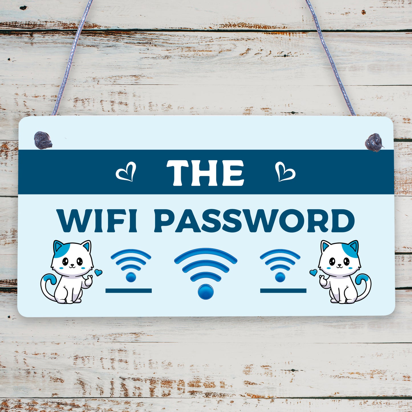 The Wifi Password Chalkboard Home Decor Gift Plaque Home Internet Sign FRIEND