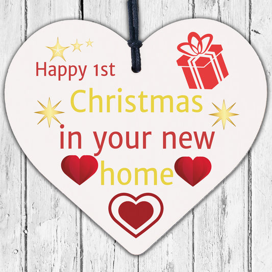 Happy First Christmas In Your New Home Christmas Decoration Bauble For New House