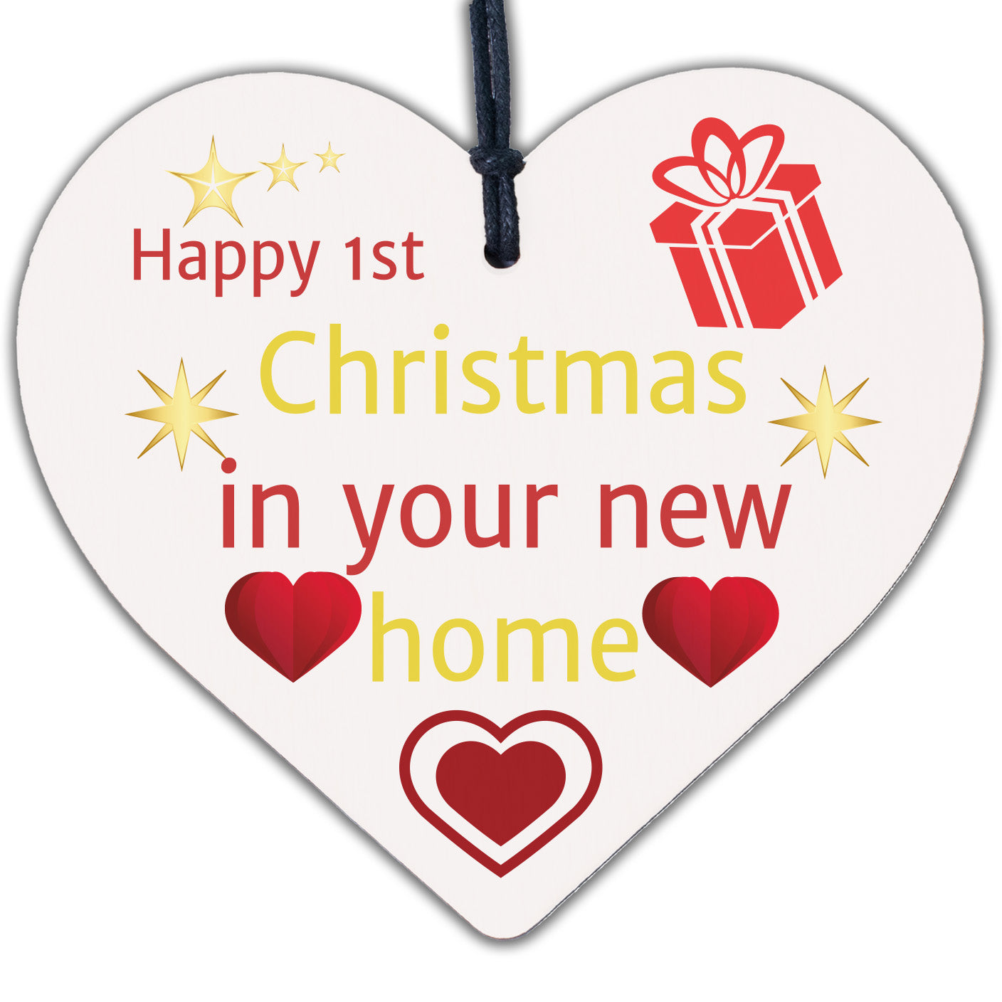 Happy First Christmas In Your New Home Christmas Decoration Bauble For New House