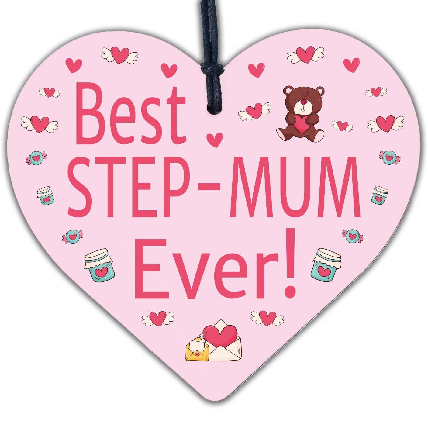 Best Step Mum Gifts Mirror Heart Gift For Mum Novelty Birthday Mothers Day Gifts