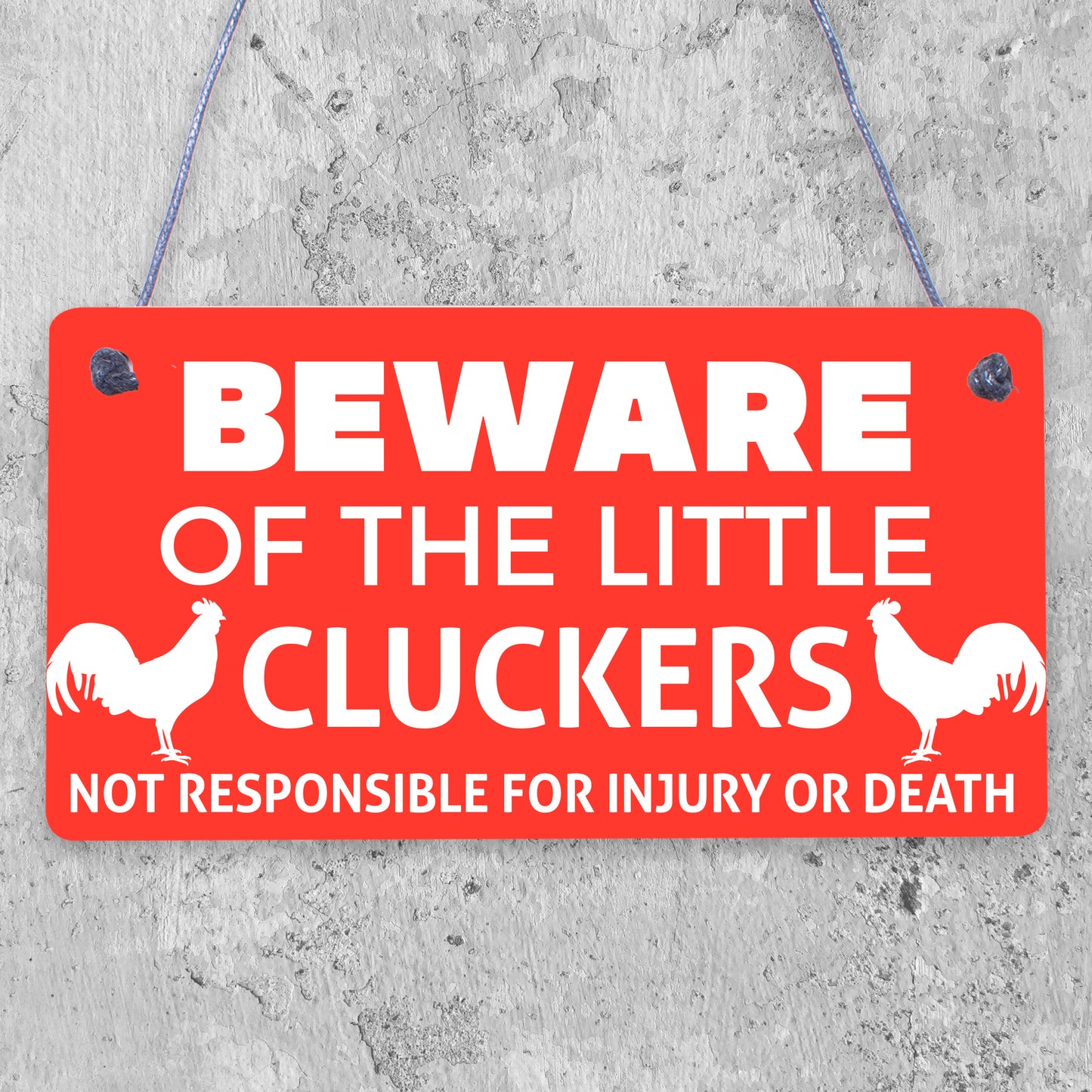 Beware Of The Little Cluckers Funny Chicken Sign Coop Hen House Sign Family Gift