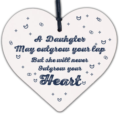 Daughter Gifts From Mum And Dad Wooden Heart Plaque Christmas Gifts For Daughter