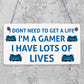 I'm A Gamer Bedroom Accessories Funny Novelty Hanging Door Plaque Birthday Gift
