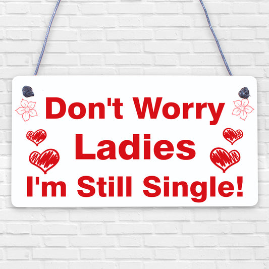 Wedding Reception Don't Worry Ladies Hanging Plaque Page Boy Best Man Prop Gifts