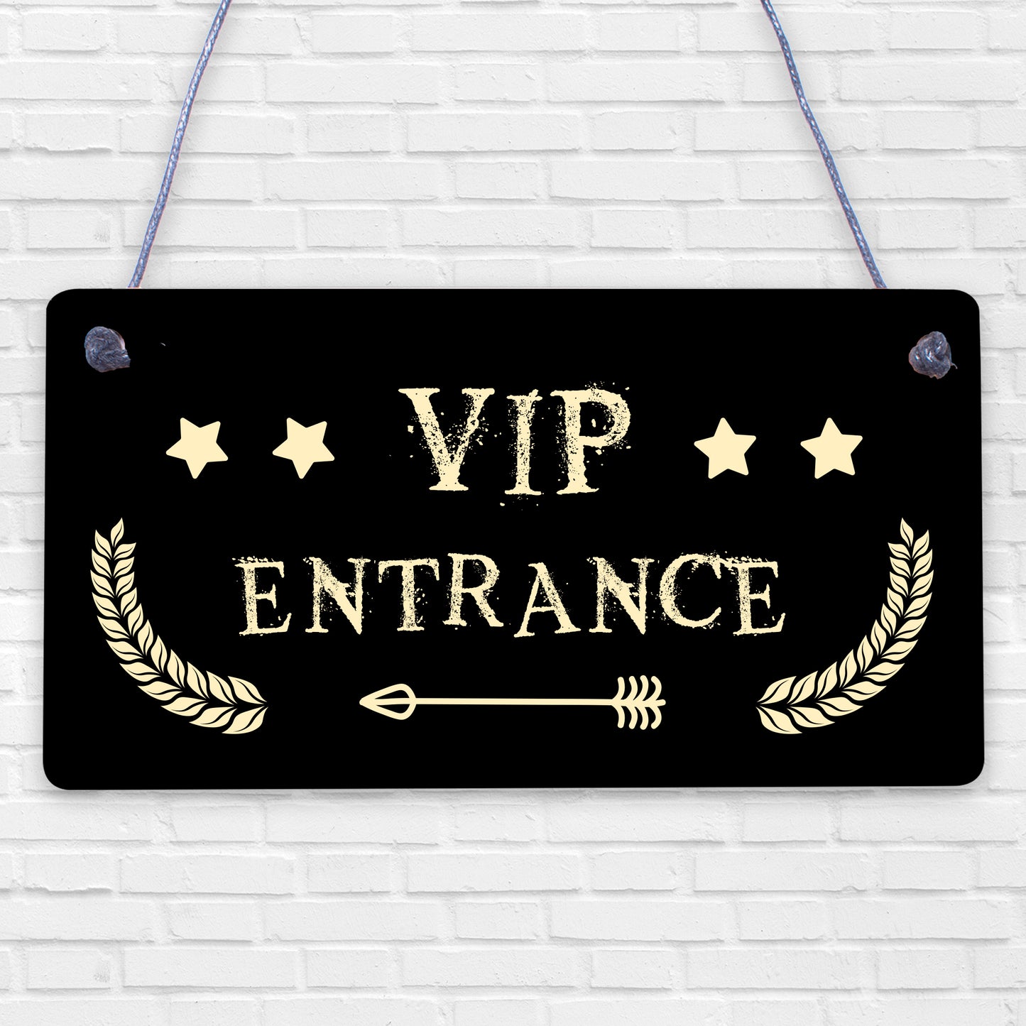 VIP ENTRANCE Party Awards Night Bar Plaque Party Decoration Gift Man Cave Sign