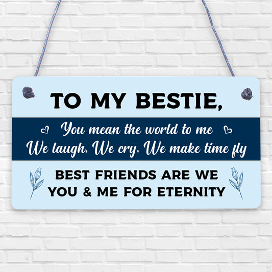 Keepsake Gift For Best Friend Friendship Birthday Gift Plaque Thank You Gifts