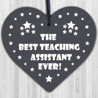 Best Teaching Assistant Wood Keyring Nursery Teacher School Thank You Gifts