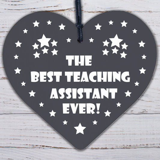 Best Teaching Assistant Wood Keyring Nursery Teacher School Thank You Gifts