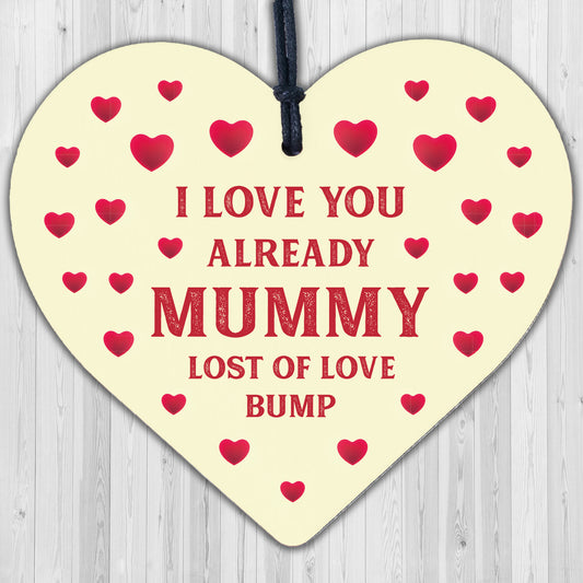 I Love You Already Mummy From Bump Gifts Engraved Heart New Mummy Baby Gift