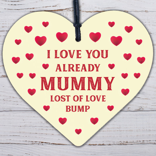 I Love You Already Mummy From Bump Gifts Engraved Heart New Mummy Baby Gift