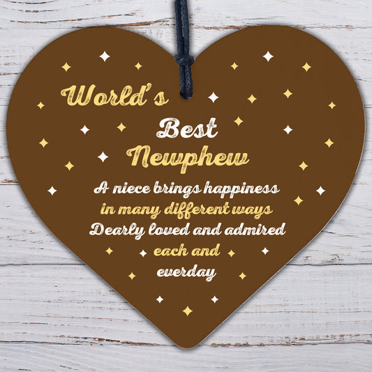 Best Nephew Birthday Christening Christmas Gift Auntie Uncle Gifts Family Plaque