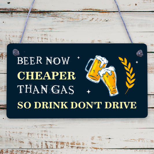 Funny Hanging Home Bar Sign For Man Cave Bar Pub Plaque Alcohol Beer Gift