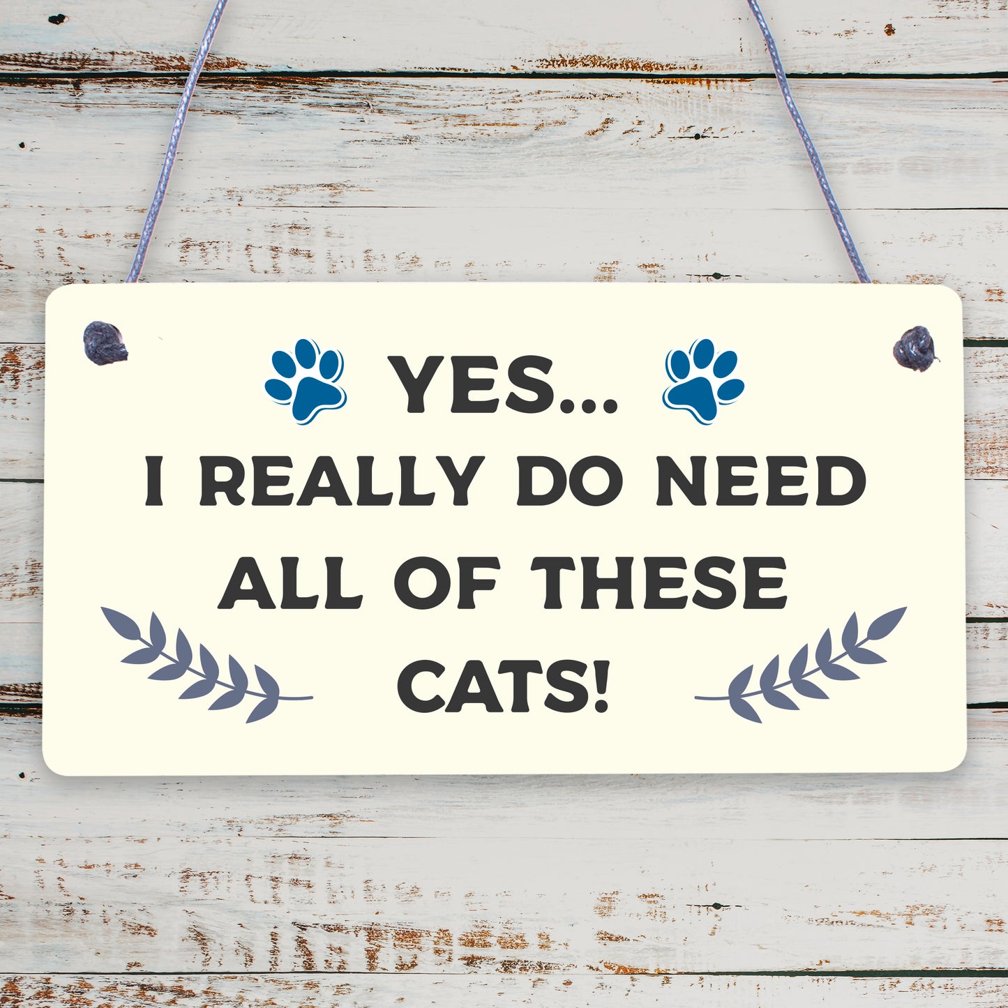 Cat Signs For Home Funny Cat Gift Home Wall Plaque Pet Animal Cat Lover Gifts