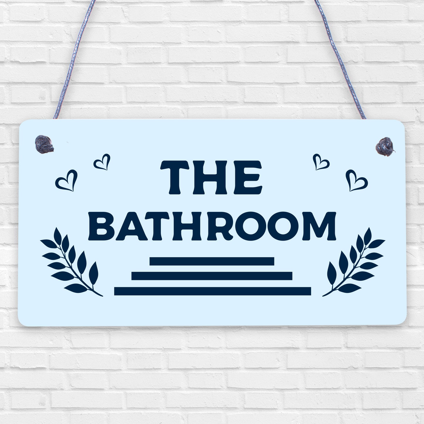 Nautical Bathroom Decor Hanging Sign Home Decor Toilet Decorations Beach Gifts