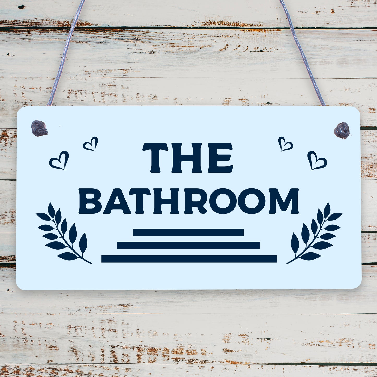 Nautical Bathroom Decor Hanging Sign Home Decor Toilet Decorations Beach Gifts