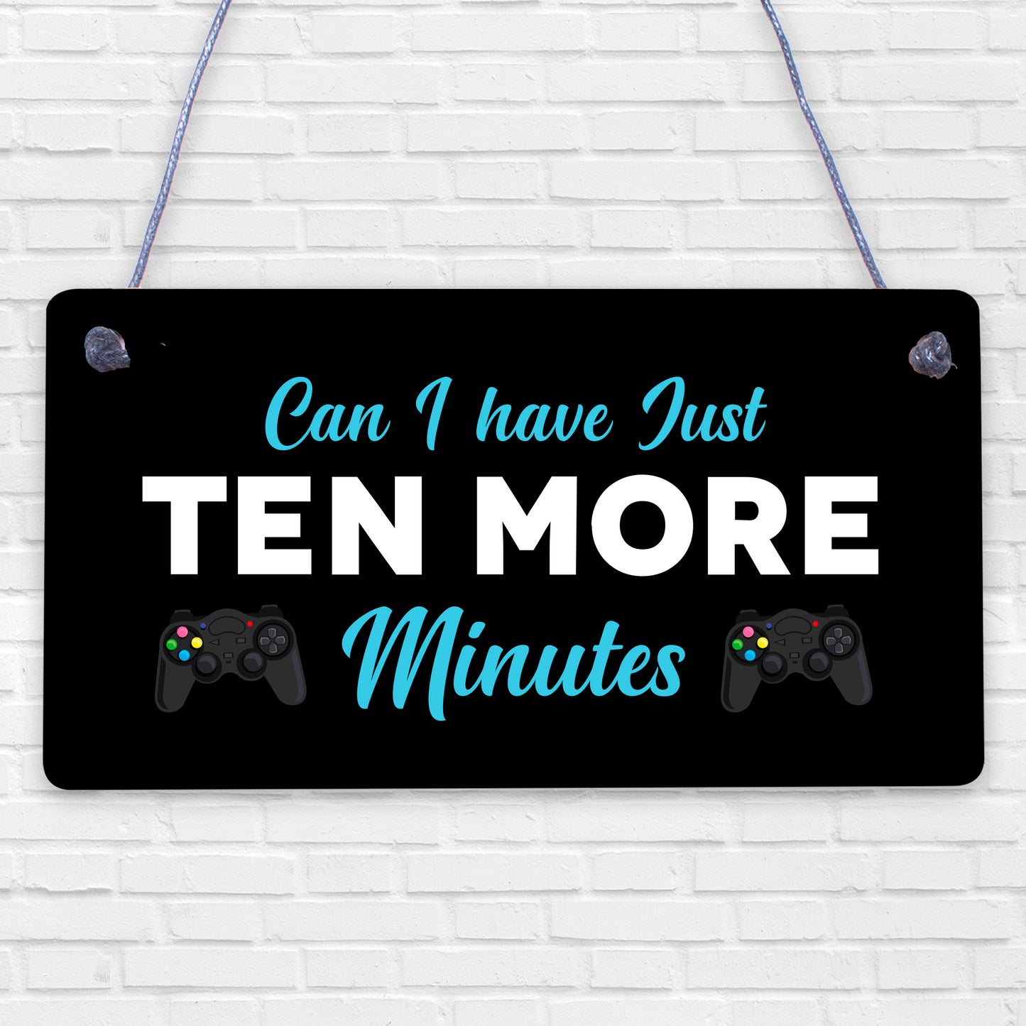 Novelty Sign For Gamer Hanging Games Room Bedroom Sign Gifts For Him Boys