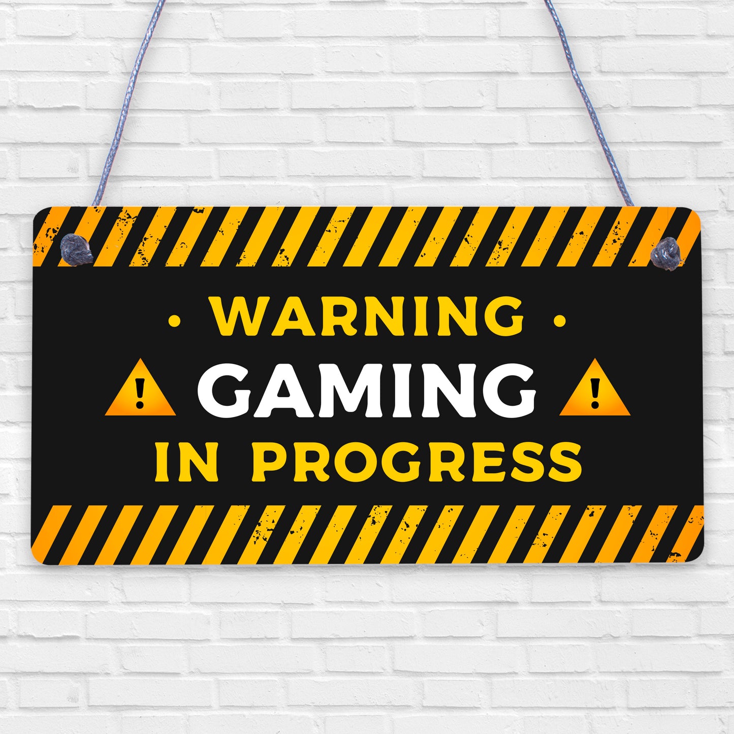 WARNING Gaming Door Sign Gamer Gifts Gamer Accessories Gamer Wall Art Decor