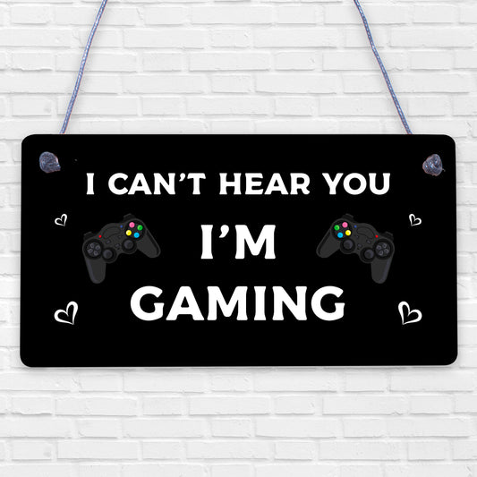 Gaming Bedroom Door Sign Novelty Gamer Gift For Brother Son Dad Christmas Gift